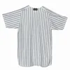 433352 Blank Custom Baseball Jersey Men Women Size S-3XL White Button Down Pullover