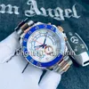 Montre de luxe Mens relógios 116681 44mm Dois tons de ouro aço inoxidável relógio mecânico automático masculino grande mostrador cronógrafo à prova d'água Orologio di lusso