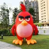 Utomhusspel härlig stående maskot Uppblåsbar kyckling Anpassad tupp djurballongtecknad model med fri text för utomhusdekoration