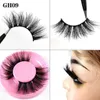 SIRENA ROSSA Fluff Lashes 25mm Ciglia di visone Drammatico Lunghe ciglia naturali disordinate Trucco Ciglia finte all'ingrosso Ciglia di visone