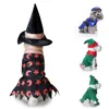 Hundkläder husdjur levererar juldräkter cosplay fancy klä upp kappa kattkläder halloween hoodies
