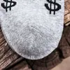 2020 1 Paar Thermische Sokken Winter Warm Grappige Dollar Print Mannen Causale Thicken Socks Crew Sportswear Katoenen Zwart Witte Sokken Nieuwe X0710