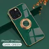 Luxury Electroplating TPU Phone Cases Rotating Ring Holder Kickstand Cover for iphone 13 11 12 pro max Rings Case1490328