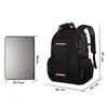 40L stor kapacitet ryggsäck män multi lager pocket backpack affärside anti-theft laptop back pack resa bagpack mochila 210929
