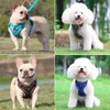 Obroże dla psów smyczy uprząż oddychające i odblaskowe małe akcesoria Cat Leash Chihuahua Puppy Pet Supplies