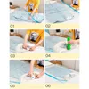 Storage Bags Hanging Vacuum Bag Package Compressed Organizer For Quilts Clothes Foldable Transparent Space Saving Seal G