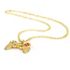 Pendant Necklaces Hiphop Jewelry Game Console Handle Necklace Gold Chain Crystal Charms For Children Boys Gifts6163443