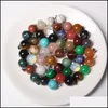 Charms Jewelry Findings & Components Natural Stone Rose Quartz Opal Tigers Eye Turquoise Ball Shape White Black Crystal Pendants For Necklac