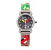 JNEW Brand Quartz Childrens Watch Cute Cartoon Boys Girls Students Watches 3D Comfortable Silicone Band Accurate Travel Time Wristwatches