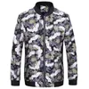 Spring Autumn New Cotton Mens Bomber Jackets Casual Male Outwear Vintage Harajuku Crane e Koi Zipper Jackets Coats 5xl 6xl 210412