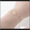 Bijoux de charme Drop Livraison 2021 5pcs minuscule bracelet de miel bourdon reine abeille mignon insecte oiseau bourdon ruche bracelets Eioiq