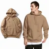 Hoodies ملون الصلبة مقنعين بلوزات شتوية الخريف الصوف الدافئ الدفء 100 ٪ بوليستر عالية الجودة أعلى سميكة 201020