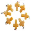 Heet verkoop Charms Cross Beads Hanger Natuursteen Multicolor Quartz Agate Crystal 18 * 25mm DIY Sieraden Maken Oorbel Ketting voor Vrouw Gift