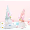 Easter Party Favors Handmade Bunny Gnomes with Light Faceless Dolls Easter Gifts for Kids Women Men