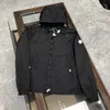 Diseñador para hombre Francia Chaquetas Mujer Marca Bomber Parabrisas chaqueta sin NFC 54E1