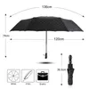 Grand parapluie coupe-vent pluie femmes entièrement automatique s pour hommes marque grand 3 sac de voiture pliant extérieur 210626