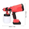 Professional Spray Guns Cordless Paint Sprayer Brushless Detachable High Pressure Electric Portable Spraying Machine With 800ml Canister