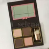 Zestaw Cocoa Contour Kit Palette Nude Color Kosmetics twarz Makijaż Makeup Czekoladowy cień do powiek z pędzlem BUKI8936768