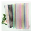 Transparent Striped Cosmetic Bag Cabinet door organizers Multicolor Colorful Make Up Bags Toiletry Kit Women Trend Travel Makeup