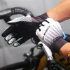 1 Pair Full Finger Cycling Gloves With 1Pair Cycling Socks Men Women Touch Screen Sport Bike Gloves Anti Slip Bicycle Sock Set H1022