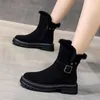 높은 따뜻한 모피 부츠 신발 2021 겨울 눈 품질 여성 플랫폼 발목 보타 Mujer Zapatillas 989