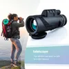 Jumelles de télescope BAK4 80X100 optique Zoom HD lentille étanche haute définition monoculaire longue-vue Portable pour la randonnée et la chasse