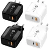 18W Quick type c charger QC 3.0 PD Wall Chargers Eu US UK Plug For Iphone 7 8 X 11 13 14 Samsung Lg xiaomi power plug