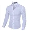 5XL Plus Size Brand-clothing Cotton Mens Solid Soft Men Shirt Long Sleeve Mens Shirts Casual Slim Fit