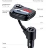 Wireless Bluetooth Headset FM Transmissor Car MP3 Player Handfree Kit Chamada TF Cartão de Memória Música Carregador USB V13 D5