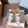 stylishbox ~ y21051504 svarta/elfenben sandaler 5,0 cm plattformsrutschkanor guldspänne sommar kalvskinn äkta läder mule skor casual