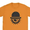Män Tee Shirt Orange Clockwork Kubrick Alex Film Casual Cotton Tees Tshirt O Neck Clothing Summer 210714