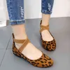 Chaussures habillées Vintage Luipaard Print Schoenen Vrouwen Platte Dansschoenen Vrouwelijke Vier Seizoenen Casual Comfort Maat 35-43 zapatos De 220303