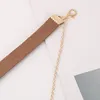 Black Velvet Choker Necklace Gold Chain Bar Chokers Necklaces For Women