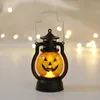 Decorazioni di Halloween Lanterna di zucca portatile Decorazione testa di teschio Pony Lanterna Bar Atmosfera di festa Puntelli w-00981