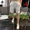 summer thin Harajuku style men's shorts 7 seven pants Korean trend 210420