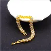 Bracelets de charme Bracelet de ramiage en cristal romain tendance pour femmes cadeau de mariage en or rose coréenne chaîne de couleurs argentées