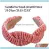 Aessories & Tools Productswomen Girl Bubble Wrinkled Bandana Ruffle Twist Braided Wave Wide Headband Sweet Aron Candy Color Hair Hoop Aessor