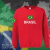 Brasilien Kapuzenpullover Herren Sweatshirt Schweiß Neu Streetwear Tops Trikots Kleidung Trainingsanzug Nation Brasilianische Flagge Brasilien Fleece BR X06011560191
