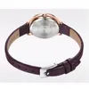 Montres-bracelets Étoile tournante Seconde main Julius Lady Montre pour femme Japon Movt Heures de mode élégantes Horloge Bracelet en cuir véritable Cadeau pour fille Bo