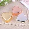 Metal Heart Shaped Jewelry Box Gift Wrap Valentine's Day Gifts Storage Ring Boxes Fashion Desktop Decoration