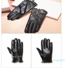guanti mezze dita in pelle di design guanti da moto in pelle di pecora da donna che perdono dita sezione sottile primaverile e autunnale
