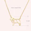 Stainless Steel Necklac Cute Dog Pendant for Women My Animal Choker Jewelry Gift Quality Latest Style Original Status