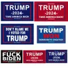 Trump 2024 Amerikan Geri Araba Çıkartmalar Almak Polyester Amerikan Kaydet ABD Presidentiail Trumps Sticker Dekoratif ZZF13158