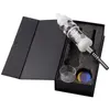 Premium -NC -Kits Shisha Mini Kleine Multi -Farben -Nektor -Sammler -Kit mit 510 Titan -Keramik -Quarz -Nagel -Tipps mit Geschenkboxpackung DAB Stroh Wachsbehälter