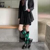 Nieuwe Britse stijl diamanten dames sokken katoen kaki breien harajuku mode grappig kawaii zachte gelukkige klassieke meisjes tube sokken