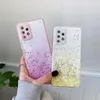 Градиент Bling Bling Clear Case для Samsung Galaxy A72 A52 A32 A12 S20 Fe S21 Ultra 5G A51 A71 A50 A21S A30S Candy Cover Cover