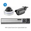 Caméras IP détection de visage H.265 + 8CH 5MP POE NVR Kit système de vidéosurveillance Audio caméra en métal P2P ensemble de Surveillance vidéo intérieur extérieur