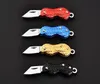 Mini Keychain Peanut Pocket Folding Knife Stainless Steel 2CR13MOV Blade Tactical Rescue EDC Survival Tool Knives