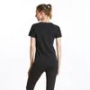 Moda mizaç tasarımcı giyim T-shirt Spor kadın spor gömlek Hızlı Kuru koşu Yoga T-shirt kollu Spor kıyafetleri