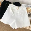 Ashgaily Women's Shorts Diamond bow Slim Wide Leg A-line Sexy Summer Fashion 210719